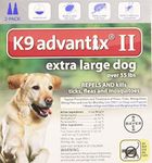 Bayer K9 Advantix II, Flea and Tick Control Treatment for Dogs, Over 55 Pound, 2-Month Supply