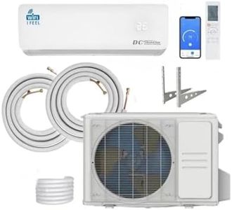 18000 BTU Air Conditioner Wall Split Wi Fi 5 In 1 Air Cooler Heater Dehumidifier Air Purifier Fan With Heat Pump Remote Control 5.1 kW A++ Rating 2 Pipes and Installation Kit Included