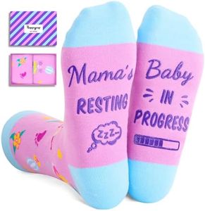 HAPPYPOP Pregnancy Maternity Gifts for New Mom, Mom to Be Gifts for Pregnant Friend Wife, Labor and Delivery Socks