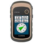 Garmin eTrex 32x, Rugged Outdoor GPS Handheld, GPS Device for Hiking and Geocaching, 2.2'' Sunlight Readable Display, 3-axis Compass, Baromtetric altimeter, Brown