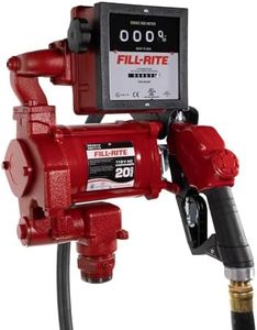 Fill-Rite FR711VA 115V 20 GPM Fuel Transfer Pump with Mechanical Gallon Meter Package - Heavy-Duty Electric Pump with High Flow Rate and Durable Construction