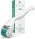 Derma Roller Microneedling Roller - Titanium 0.25mm Micro Needler for Face, Gently Exfoliates, Microneedle Tool for Beard, Scalp & Hair, Skincare Tools for Face