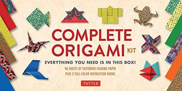 Complete Origami Kit: [Kit with 2 Origami How-to Books, 98 Papers, 30 Projects] This Easy Origami for Beginners Kit is Great for Both Kids and Adults