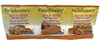 Quick-Rise Instant Yeast - 8g (3 Attached Packets) by Fleischmann's