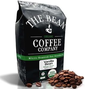 The Bean Organic Coffee Company Vanilla Bean, Medium Roast, Whole Bean Coffee, 5-Pound Bag