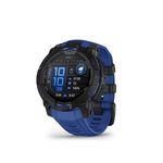 Garmin Instinct 3, 45mm Rugged GPS smartwatch with AMOLED Screen,Built in Sports apps & Health Monitoring, LED Flashlight, Shock Resistant, 10ATM, up to 18 Days Battery Life, Black/Bolt Blue