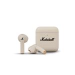 Marshall Minor IV Bluetooth Earphones - Water Resistant Earphones Bluetooth Wireless Earbuds With 30+ Hours Playtime (Cream)