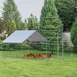 COSTWAY Large Chicken Run Coop, Gal