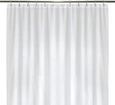 LiBa PEVA 10-Gauge Shower Curtain Liner, 72” W x 72” H - White, Plastic 10G Extra Heavy Duty Thickness, Waterproof Shower Curtain Liner