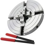 Wood Lathe Chuck 6 inch 4 Jaws Self-Centering Lathe Chucks Thread 1 x 8TPI Lathe Chuck for Woodturning