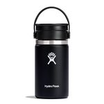 Hydro Flask Travel Coffee Flask with Flex Sip Lid - 12 oz, Black