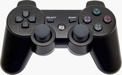 Cloud Infotech Dual Shock 3 Wireless PS3 Slim Controller Compatible with PC and Andorid Tv / PS3 Super Slim/ PS3 Fat/Professional Wireless Gamepad Controller for PS3 (Midnight Black)