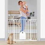 Baby Gate with Cat Door,Fit 75-111 