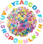 Bright Creations 1560-Pieces Foam Letter Stickers for Crafts, 60 Sets of Self-Adhesive A-Z Alphabet Letters (12 Colors, 0.87 in)