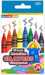 BAZIC Products Crayons 24 Color, As