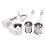Dexam Cheese Grater Rotary – Stainless Steel Rotary Grater with Handle, Multi-Purpose, Easy to Clean, Dishwasher Safe