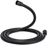 Eisinly Shower Hose, 69 Inches Extra Long Stainless Steel Handheld Shower Head Hose with Brass Insert and Nut, Durable and Flexible, Matte Black