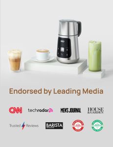 Dreo All-in-1 Milk Frother – Hot & Cold Foam Maker