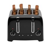 Dualit 46205 4 Slot Lite Toaster in Black Finish