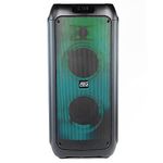 ATG Fyre Pro 55 Portable Bluetooth Party Speaker and Karaoke Machine - Dual 5.5 Inch Woofers - 120 Watts For Loud Sound - LED Display - Wireless Speaker With Rechargeable Battery - Wireless Karaoke Microphone and Remote Included