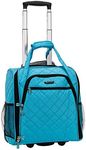 Rockland Melrose Upright Wheeled Underseater Carry-on Luggage