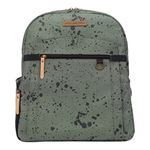 Petunia Pickle Bottom - 2-in-1 Provisions Backpack Variation, Olive Ink Blot