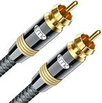 EMK Subwoofer Cable RCA to RCA Audi