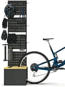 alltoo Bicycle Parking Box 4-in-1: Bike Rack, Storage Box, Shoe Bench & Organizer Shelf - For Garage, Entryway, Balcony - Space Saving Design with Large Storage Capacity (US Power Plug black)
