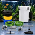 VAYINATO® HW-603B Multi Stage External Canister Filter for Aquarium Fish Tank | Suitable for 1.5 Feet to 2.5 Feet Tank | Multi-Layer Sponge Filtration | Easy Maintenance | Fresh & Salt Water