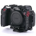 Tilta Full Camera Cage Compatible with Canon R5C – Black | Mount Accessories w/Rosette, Cold Shoe, M3 and 1/4"-20 Threads with Locating Pins | Made for Filmmaking or Video