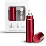 Uberlube Silicone Lube - Red Travel Kit 15ml Unscented Silicone Lubricant Personal Lubrication - Latex-Safe Sex Lube Liquid for Couples, Flavorless, Zero Residue Anal Lube, Works Underwater - 15ml Red