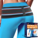 FEATOL Sacroiliac Belt for Sciatica Pain Relief - Immeidate Relief from Sciatic, Pelvic, Trochanter, Hip, Lower Back, Leg and Sacral Nerve Pain - SI Belt for Women and Men - Small