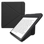 kwmobile Origami Case Compatible with Kobo Forma Case - Slim PU Leather Cover with Stand - Black