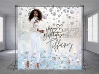 NiceMemory/Personalized Custom Vinyl Banner, Customized Party Event Backdrop. (Glitter/Themes Party Happy Birthday Banner,)