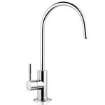 iSpring GA1-B Reverse Osmosis, Kitchen Bar Sink Lead-Free Drinking Water Faucet, Contemporary Style, High Spout, Chrome