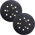 5 Inch Sander Replacement Pad Compatible with Dewalt DW421/K DW423/K D26451 D26453 Random Orbit Sander - 8 Hole Hook and Loop Sanding Pad Replaces 151281-08 DW4388 RSP26 (2 Pack)