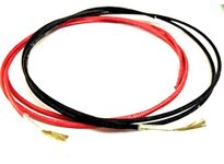 Glopro 10Mtr Fiberglass Copper Wire 0.5 sq. mm for heaters Motors Automotive and Heating Instruments (Black+Red 5m Each)