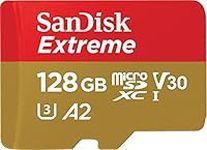 SanDisk 128GB Extreme microSDXC card for Action Cams and Drones + SD adapter + RescuePRO Deluxe, up to 190 MB/s, with A2 App Performance, UHS-I, Class 10, U3, V30