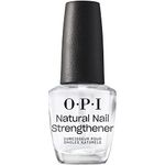 OPI Nail Polish A Natural Nail Base Coat, Daily Nail Strengthener and Base Coat Against Nail Discolouration, For Thin, Weak and Damaged Nails, Clear Nail Polish 15ml