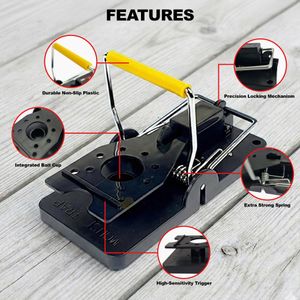 ROSHIELD Mouse Trap 6-Pack – Reusable Rodent Control Set
