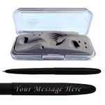 Fisher Bullet Space Pen - Matte Black - with engraving