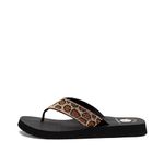 Yellow Box Women's Naseeba Flip-Flop, Tan, 11 M US