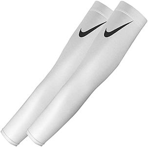 Nike Pro Dri-FIT 3.0 Arm Sleeves Youth/Adult Sizes White (Adult S/M)