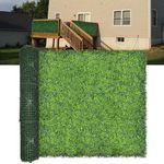 DOPGIB Artificial Boxwood Roll Pane