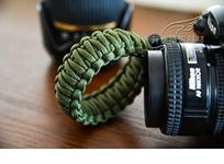 RUBRIC? Braided King Cobra Paracord Hand Grip Wrist Strap for All DSLR Camera/Binoculars (Military Green)