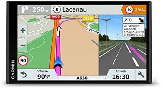 Gamin DriveSmart 61LMT-S Navigationsgerät (17,7 cm (6,95 Zoll) Touch-Display, 46 Länder Europas, lebenslang Kartenupdates, TMC)