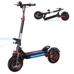 iScooter Electric Scooter 1000-2400W Dual Motor, 61/45 KM/H Fast Speed E Scooter & Up to 80/70/50 KM Long Range, 12/11/10" Off-Road Tire Foldable Scooter for Adults with Dual Suspensions & Disc Brake