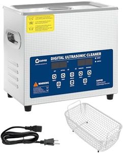 GarveeLife 3L Ultrasonic Cleaner, 40kHz Professional Ultrasonic Cleaning Machine with Digital Timer & Heater & Stainless Steel Basket for Labs/Jewelry/Dentures/Industrial Parts, FCC/CE/RoHS Certified