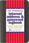 The Personal Internet Address & Password Log Book (removable cover band for security)