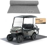 10L0L Golf Cart Parking Garage Floor Mats, 8.85 Ft x 5.0 Ft Oil Absorbent Floor Mat for EZGO, Club Car, Yamaha, ICON, Advanced EV, ATV